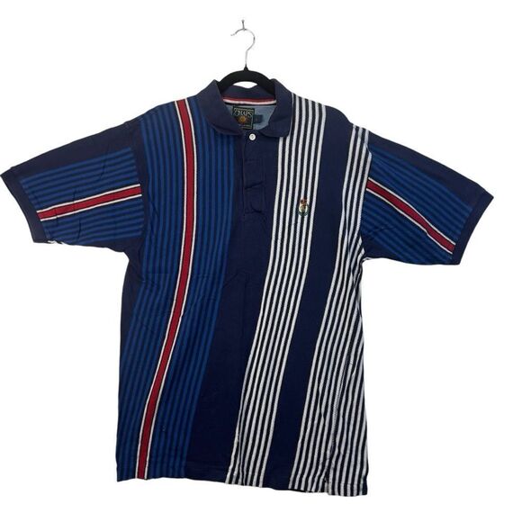Vtg 1990s Chaps Ralph Lauren Multicolor Polo Shirt Size L - Picture 4 of 13